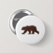 Badge Rond 5 Cm Ours Brown (Devant & derrière)