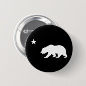 Badge Rond 5 Cm Ours de Californie (Devant & derrière)