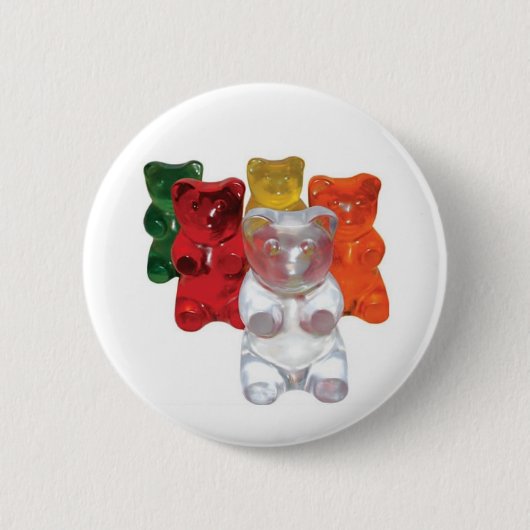Badge Rond 5 Cm Ours de Gummi (Devant)