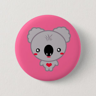 Badge Rond 5 Cm Ours de koala de Kawaii