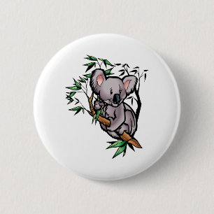 Badge Rond 5 Cm Ours de koala mignon