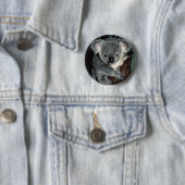 Badge Rond 5 Cm Ours de koala mignon (En situation)