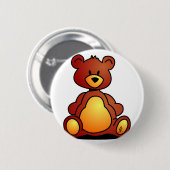 Badge Rond 5 Cm Ours de nounours (Devant & derrière)