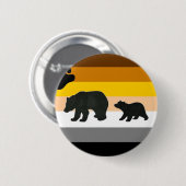 Badge Rond 5 Cm Ours et fierté de CUB (Devant & derrière)
