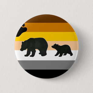Badge Rond 5 Cm Ours et fierté de CUB