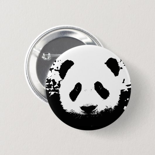 Badge Rond 5 Cm Ours Panda (Devant & derrière)