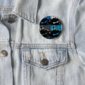 Badge Rond 5 Cm Ours Panda Multi-panneaux Design d'Art Moderne (En situation)