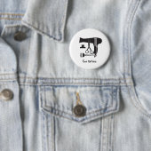 Badge Rond 5 Cm Outils de coiffures (En situation)