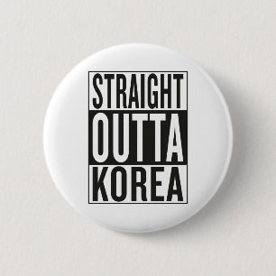 Badge Rond 5 Cm outta droit Corée