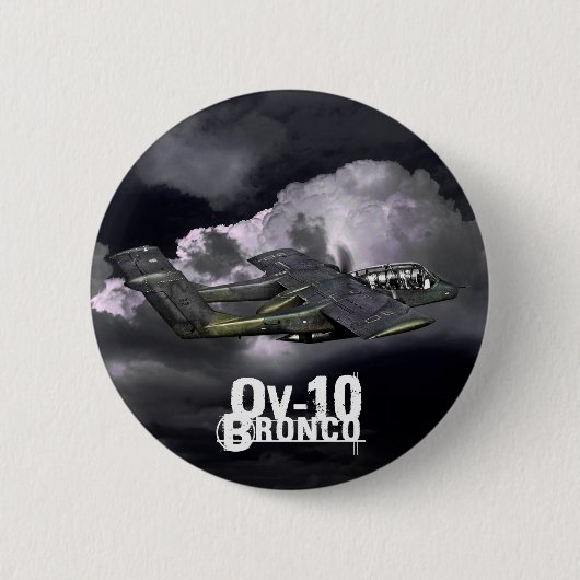 Badge Rond 5 Cm OV-10 Bronco (Devant)
