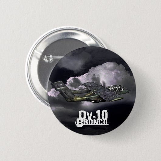 Badge Rond 5 Cm OV-10 Bronco (Devant & derrière)