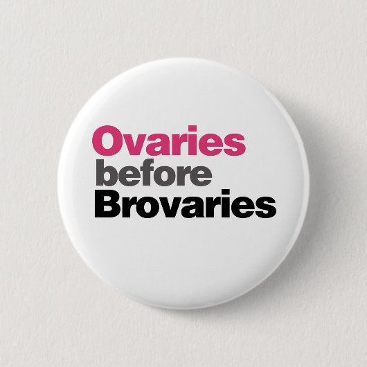 Badge Rond 5 Cm Ovariens avant les couvées (Devant)