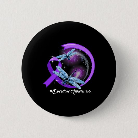 Badge Rond 5 Cm Overdose d'Aware (Devant)