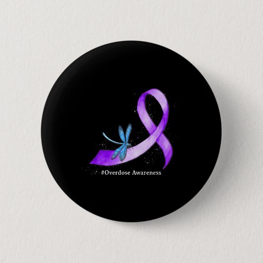 Badge Rond 5 Cm Overdose d'Aware (Devant)