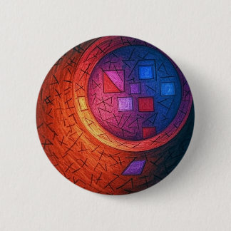 Badge Rond 5 Cm ovni Yaei