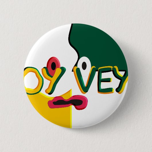 Badge Rond 5 Cm Oy Vey (Devant)