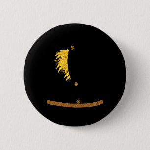 Badge Rond 5 Cm OZ Halloween Scarecrow Costume Art-Fun Assistant d