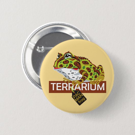 Badge Rond 5 Cm pac-man (Devant & derrière)