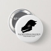Badge Rond 5 Cm Pachycéphalosaure (Devant & derrière)