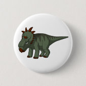 Badge Rond 5 Cm Pachyrhinosaure (Devant)