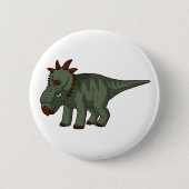 Badge Rond 5 Cm Pachyrhinosaurus (Devant)
