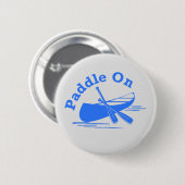 Badge Rond 5 Cm Paddle On Design - Bouton rond (Devant & derrière)