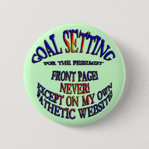 Badge Rond 5 Cm Page frontale jamais en ligne