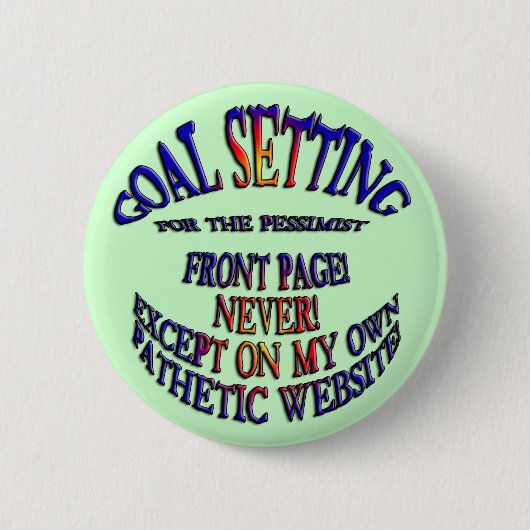 Badge Rond 5 Cm Page frontale jamais en ligne (Devant)