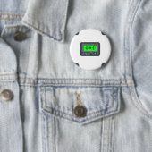 Badge Rond 5 Cm pager émoji (En situation)