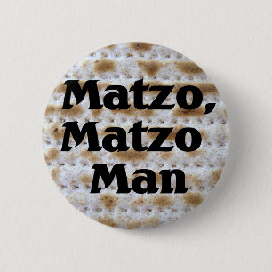 Badge Rond 5 Cm Pain azyme, homme de pain azyme