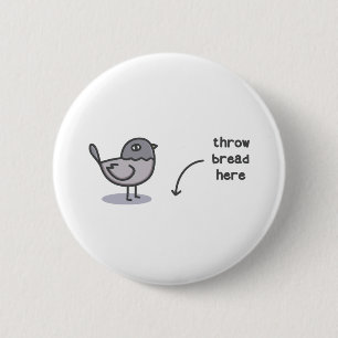 Badge Rond 5 Cm Pain de jet ici