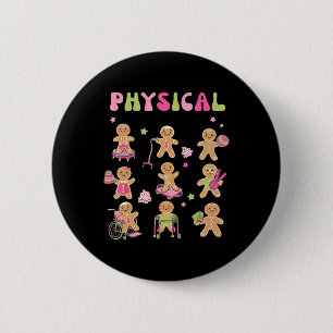 Badge Rond 5 Cm Pain d'épices de Noël Pt Thérapie physique Istant
