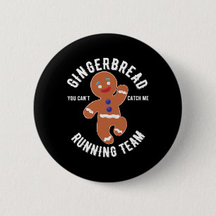 Badge Rond 5 Cm Pain d'épices Équipe de course Amusants Pain d'épi