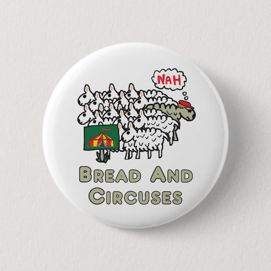 Badge Rond 5 Cm Pain et cirques (Devant)
