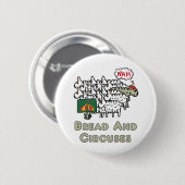 Badge Rond 5 Cm Pain et cirques (Devant & derrière)