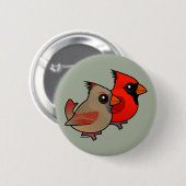 Badge Rond 5 Cm Paires cardinales du nord (Devant & derrière)