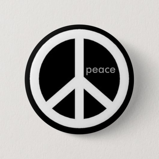 Badge Rond 5 Cm paix (Devant)