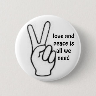 Badge Rond 5 Cm paix