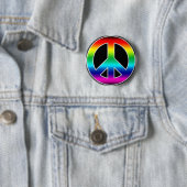 Badge Rond 5 Cm paix (En situation)