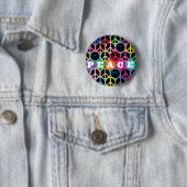 Badge Rond 5 Cm paix (En situation)