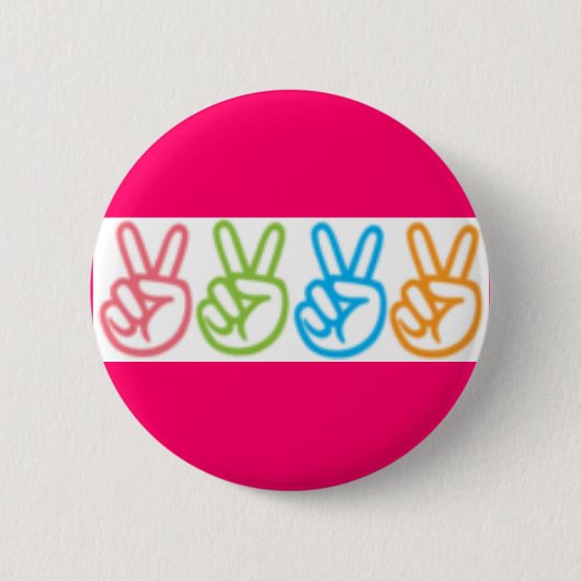 Badge Rond 5 Cm Paix (Devant)