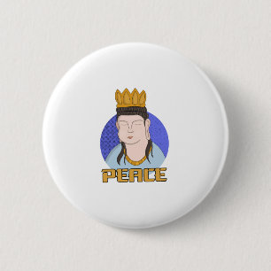Badge Rond 5 Cm Paix