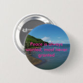 Badge Rond 5 Cm Paix (Devant & derrière)