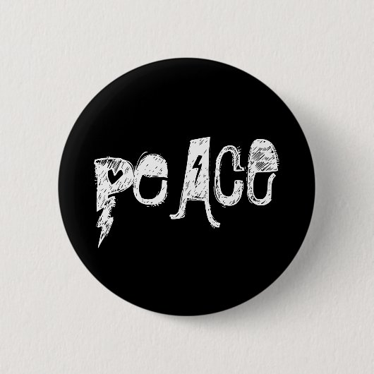 Badge Rond 5 Cm Paix (Devant)
