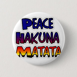 Badge Rond 5 Cm Paix