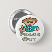 Badge Rond 5 Cm Paix (Devant & derrière)