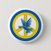 Badge Rond 5 Cm Paix (Devant)