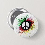 Badge Rond 5 Cm paix (Devant & derrière)