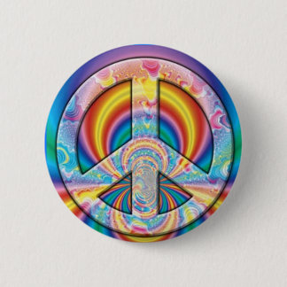 Badge Rond 5 Cm paix - customisée