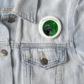 Badge Rond 5 Cm Paix d'Affenpinscher (En situation)